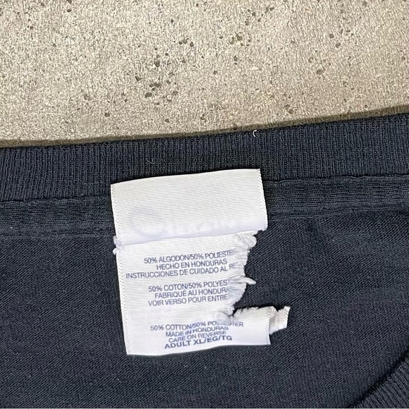 Vintage Distressed Faded Skull Graphic T-Shirt Racing Tee - Picture 8 of 8